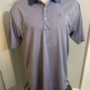 Peter Millar Summer Comfort Golf Polo Statue Of Liberty Men’s Size Large
